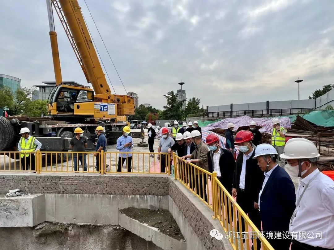 杭州临平亚运场馆周边环境提升工程过街地道矩形顶管全线贯通(图5)